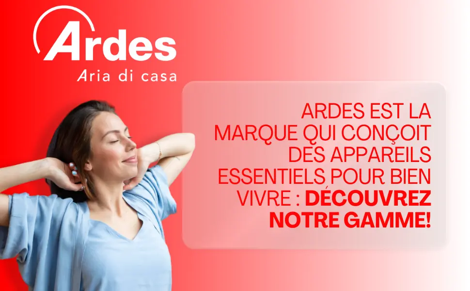 Ardes - AR5S41 Ventilateur de table 40 cm 5 pales Oscillant — contenu détaillé 7