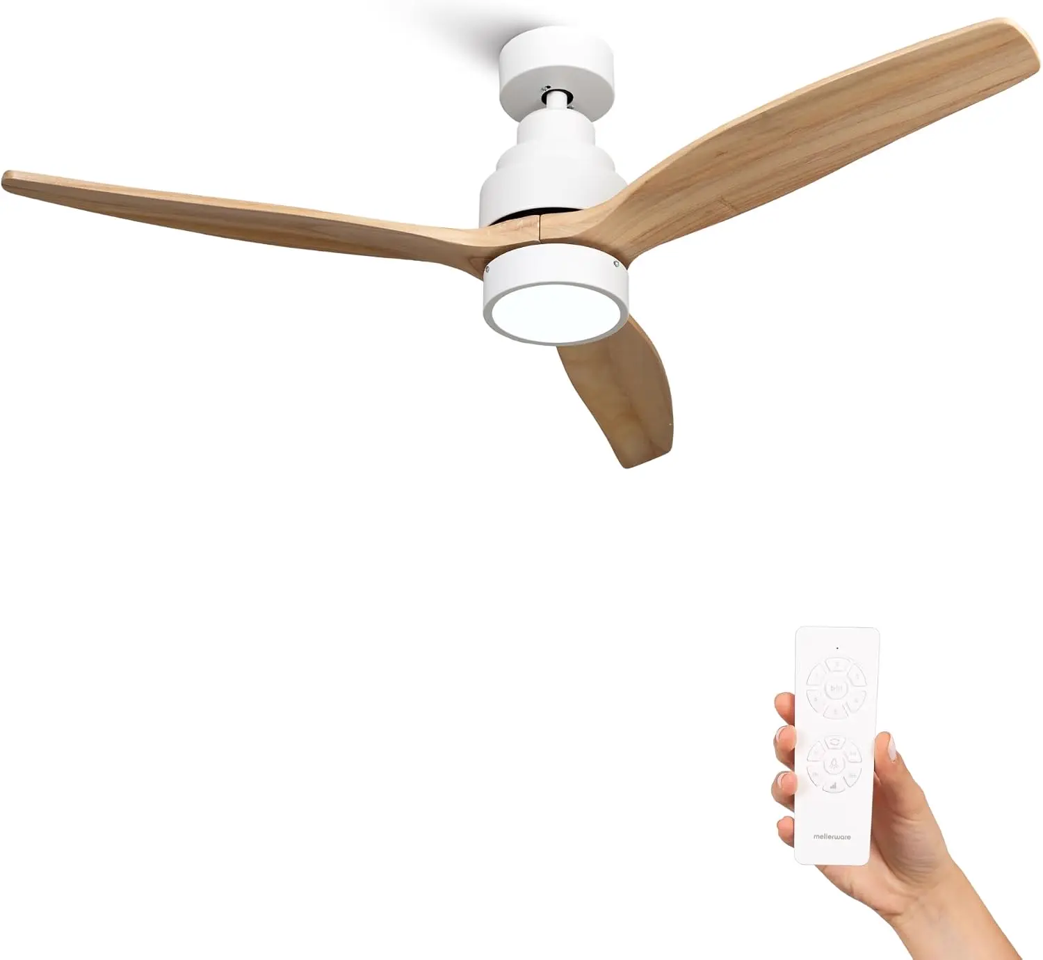 Mellerware - Ventilateur de plafond avec télécommande Brizy!