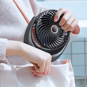 Ventilateur bureau silencieux usb avec Rechargeable Batterie — contenu détaillé 5