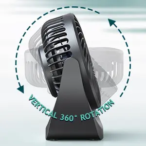 Ventilateur bureau silencieux usb avec Rechargeable Batterie — contenu détaillé 9