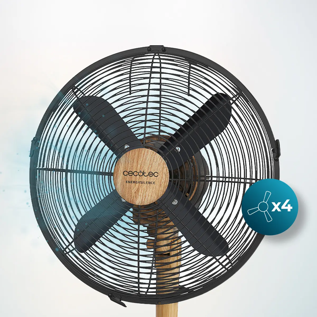 Cecotec Ventilateur de Bureau EnergySilence 600 WoodDesk. 40 W, — contenu détaillé 7