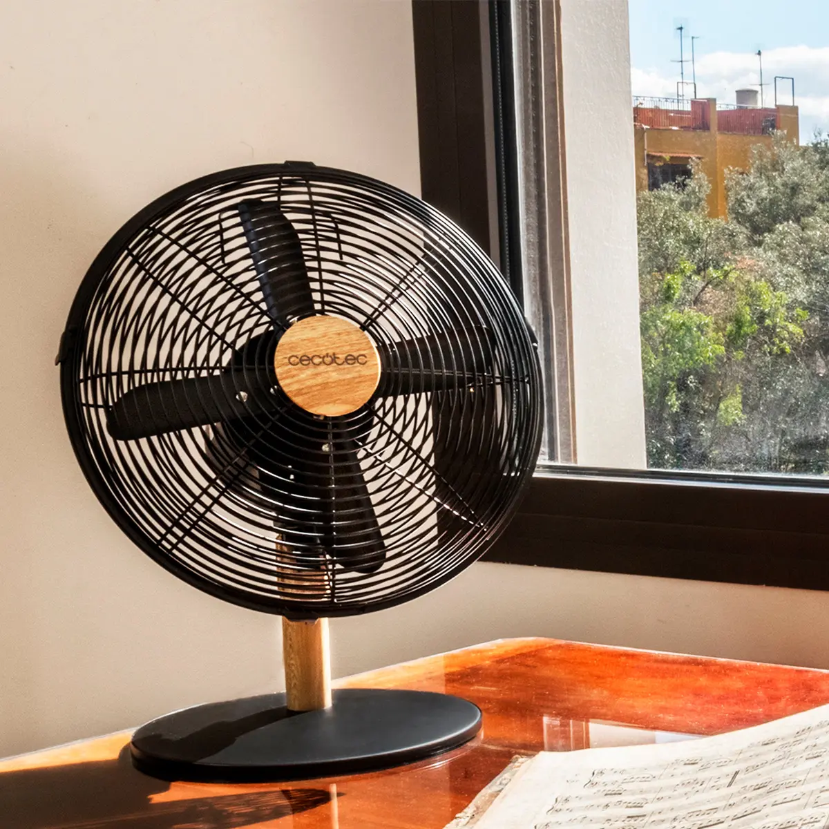 Cecotec Ventilateur de Bureau EnergySilence 600 WoodDesk. 40 W, — contenu détaillé 8