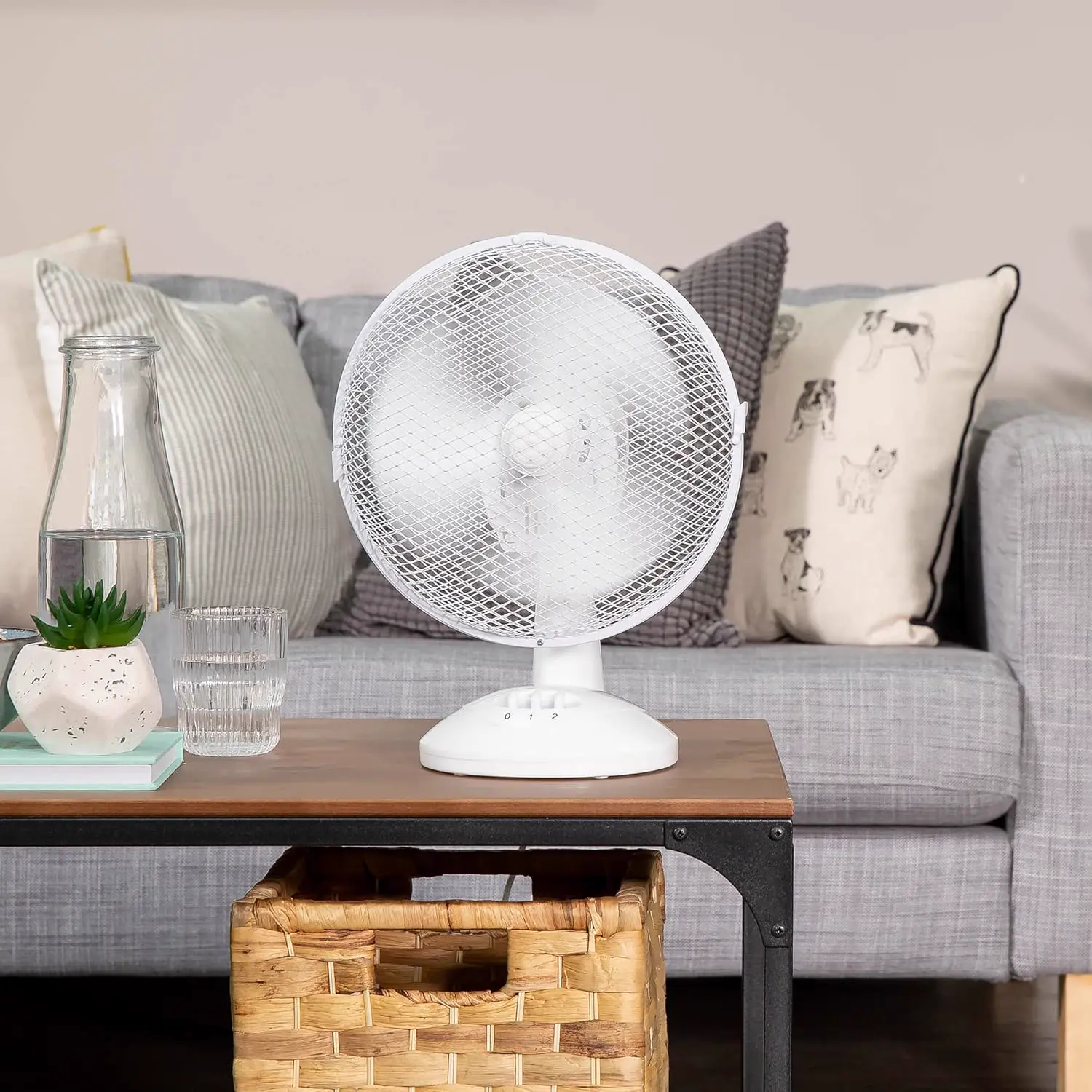 Russell Hobbs Rhpdf0921 Ventilateur De Bureau Portable 22.9 Cm, vue 3