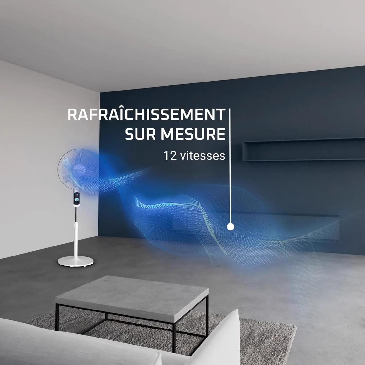 Rowenta Turbo Silence Ventilateur sur Pied, 35 dB(A), vue 4