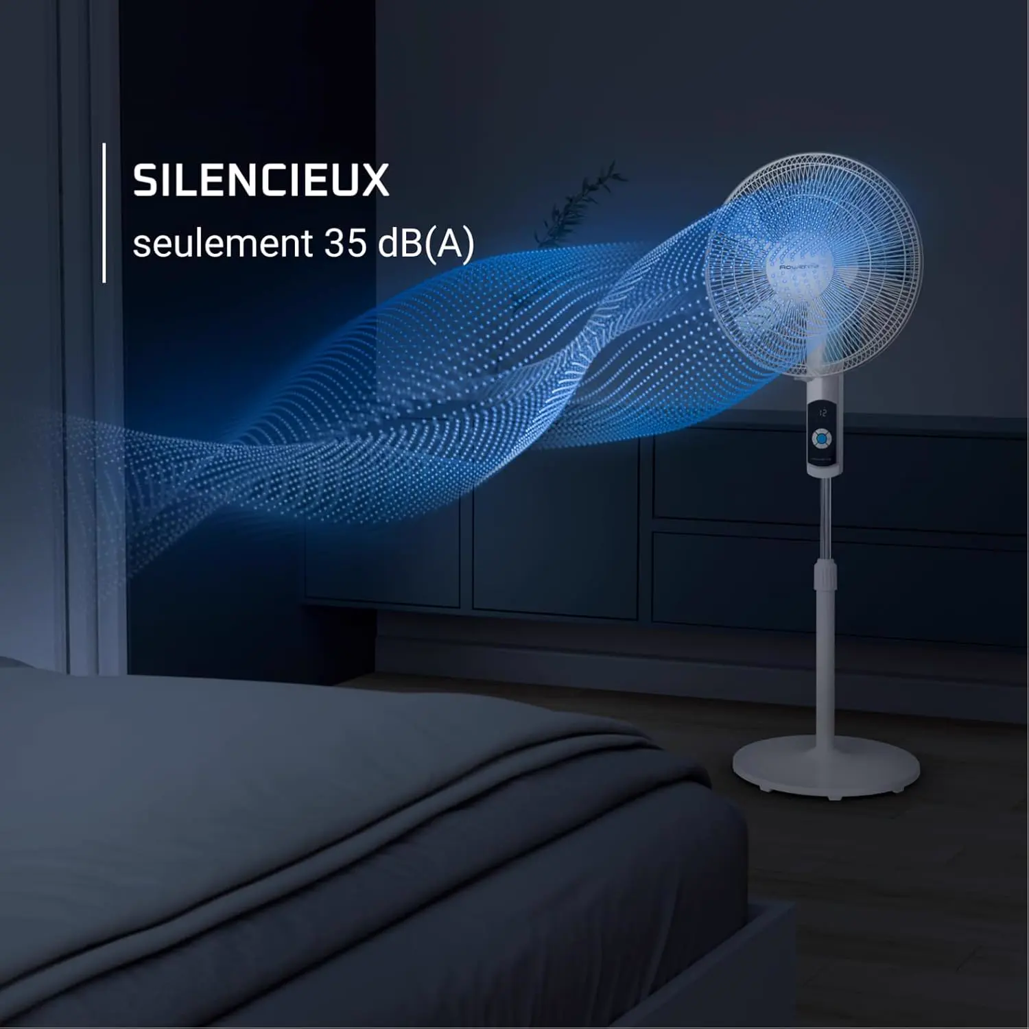 Rowenta Turbo Silence Ventilateur sur Pied, 35 dB(A), vue 7