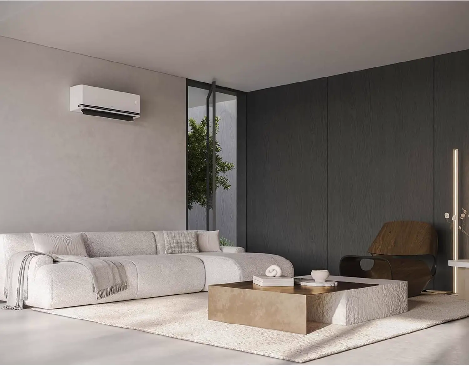 LG Climatiseur Double Split DualCool Deluxe WiFi 9000 + 9000 vue 18