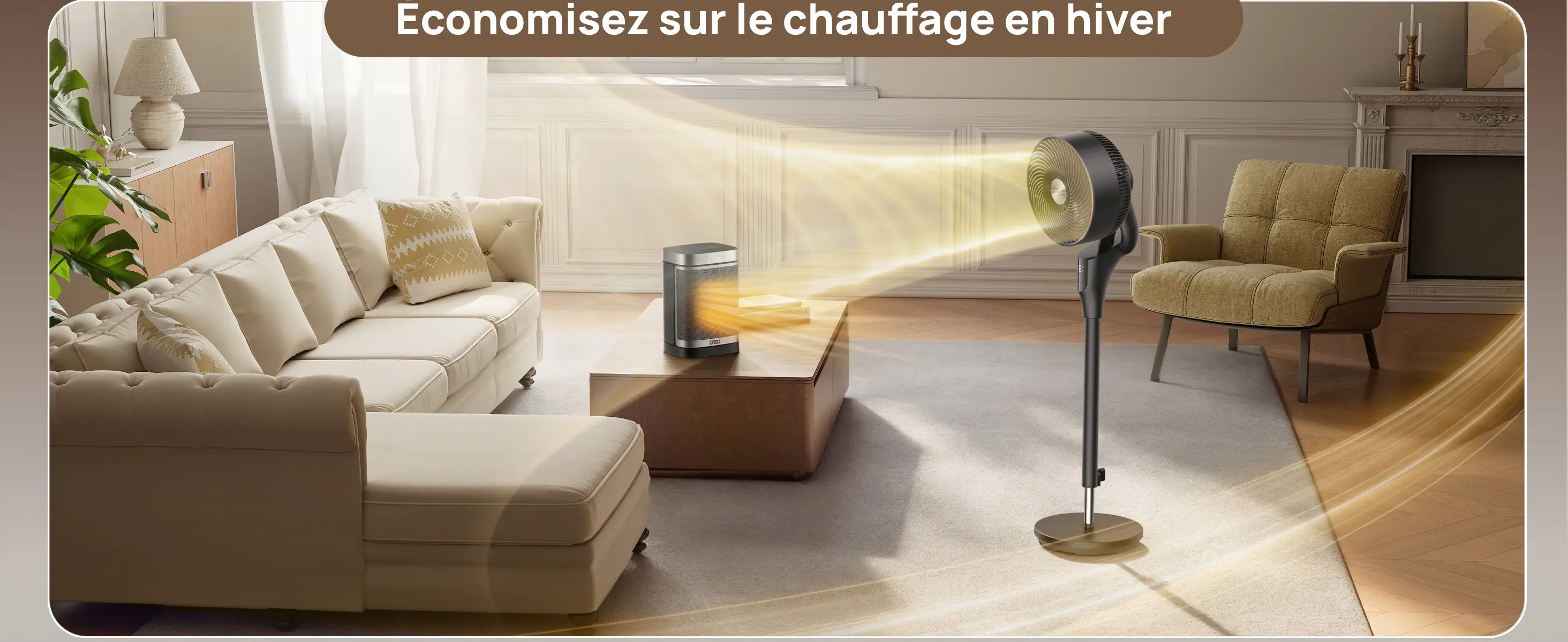 DREO Ventilateur sur Pied Silencieux pour Chambre [Amélioré], — contenu détaillé 6