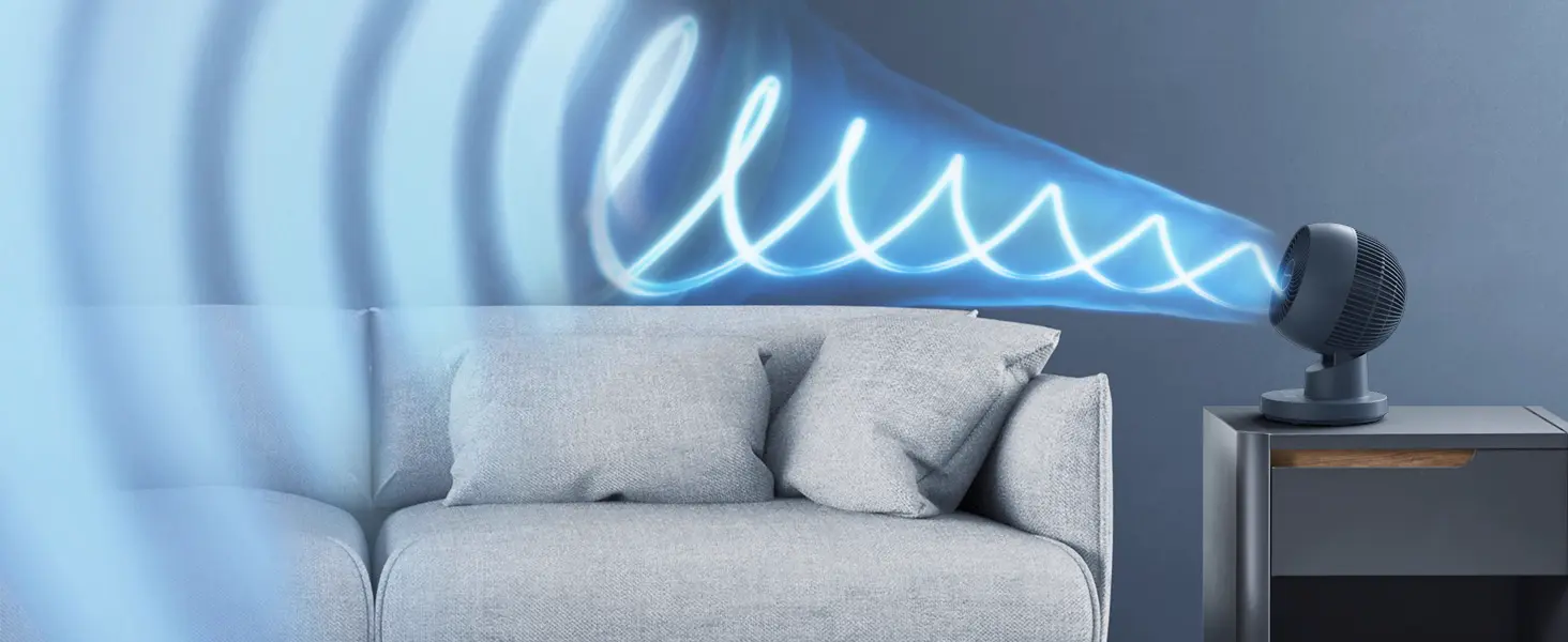 Rowenta Turbo Silence Compact 3D Desk Ventilateur de table, — contenu détaillé 1