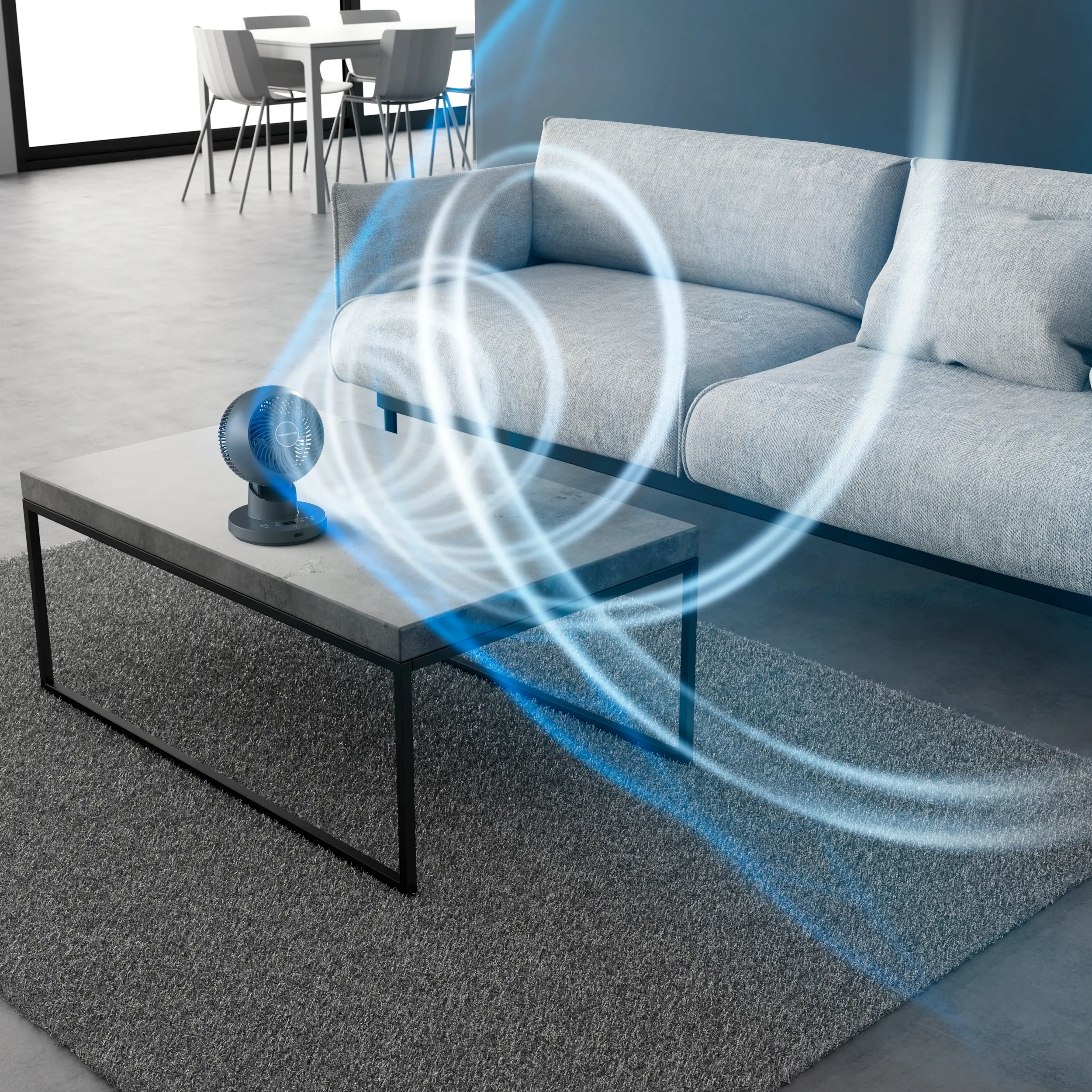 Rowenta Turbo Silence Compact 3D Desk Ventilateur de table, — contenu détaillé 2