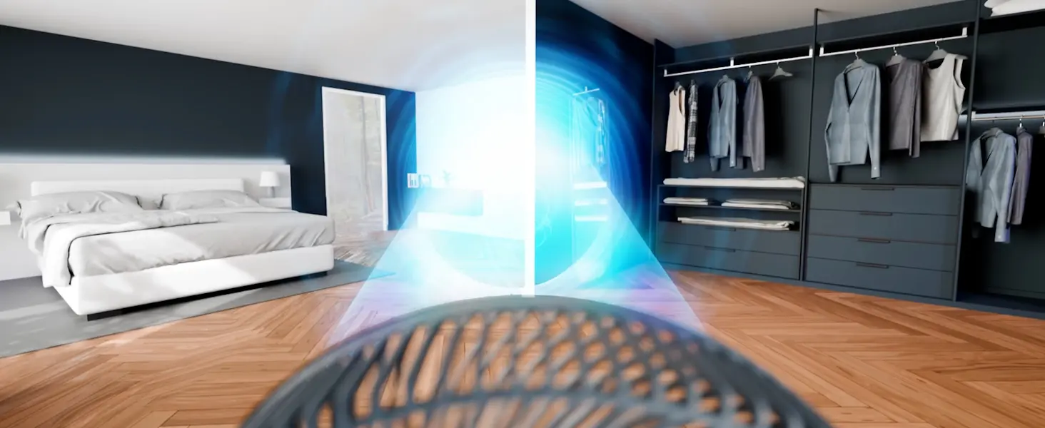 Rowenta Turbo Silence Compact 3D Desk Ventilateur de table, — contenu détaillé 6
