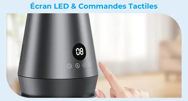 Ventilateur Colonne Silencieux Sans Pales,Ventilateurs Tour avec — contenu détaillé 9
