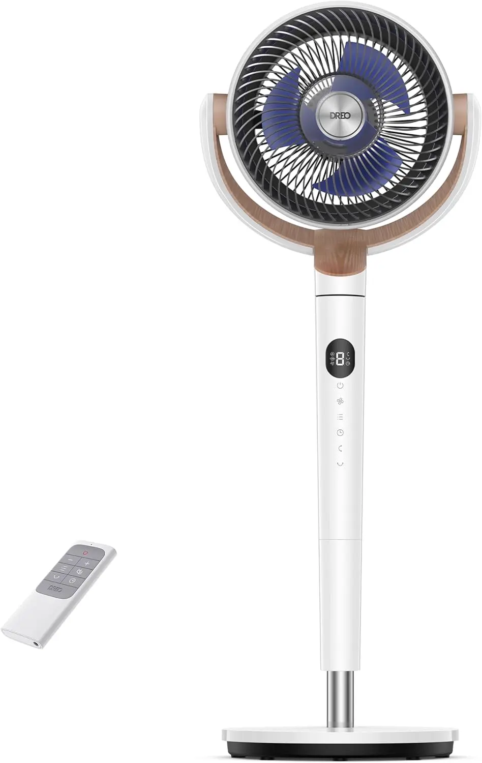 DREO ventilateur sur pied silencieux 20 dB avec oscillation