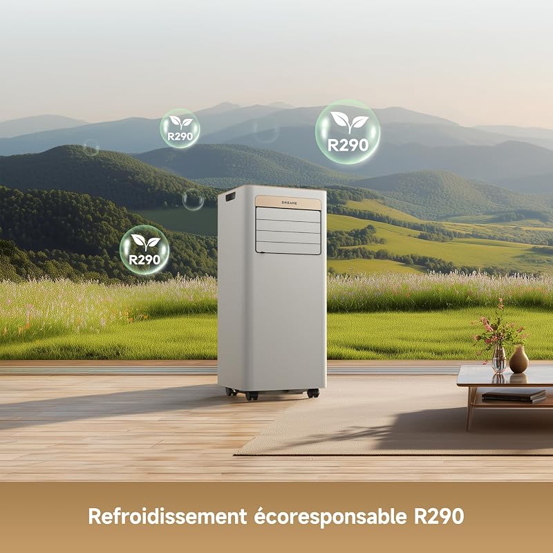Climatiseur mobile Dreame P-Wind 9K doré Wifi mode nuit vue 8