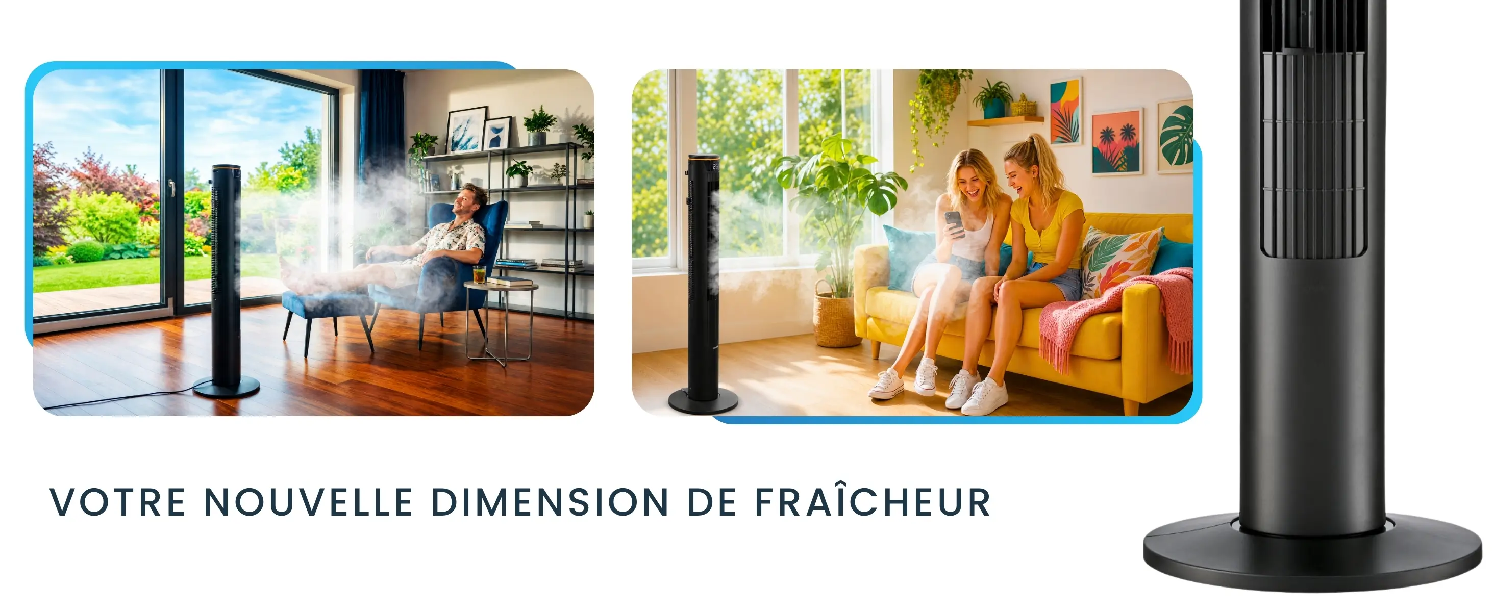 Ventilateur Colonne 107cm MIST WiFi, Tour Ventilateur — contenu détaillé 2