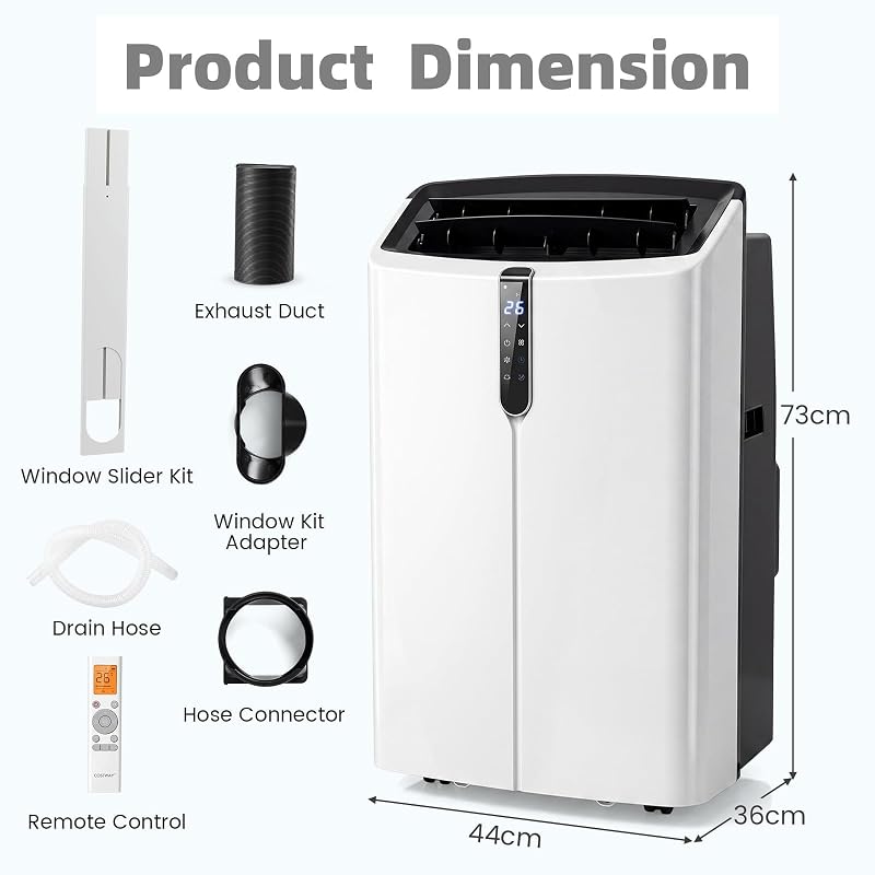 Climatiseur mobile LIFEZEAL 42 m² mode nuit vue 3