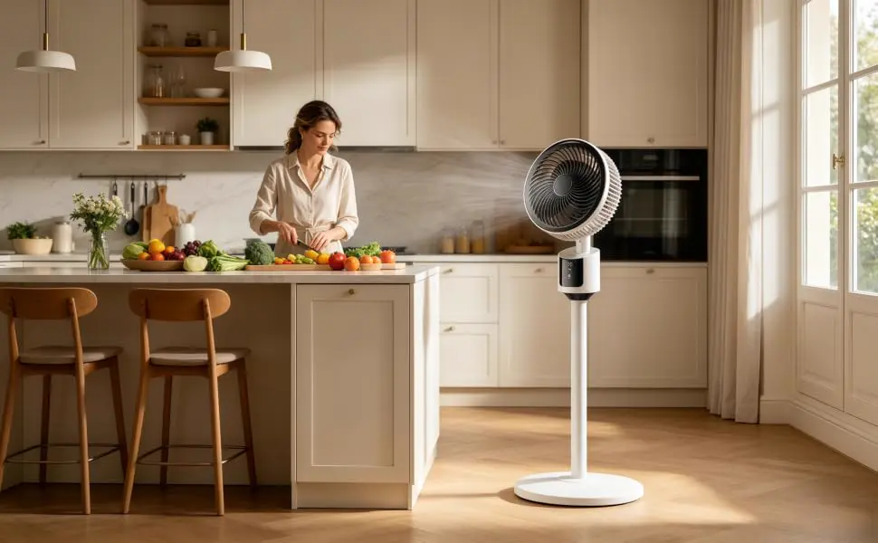 Ventilateurs Sur Pied Domestiques, Puissant Silencieux — contenu détaillé 2