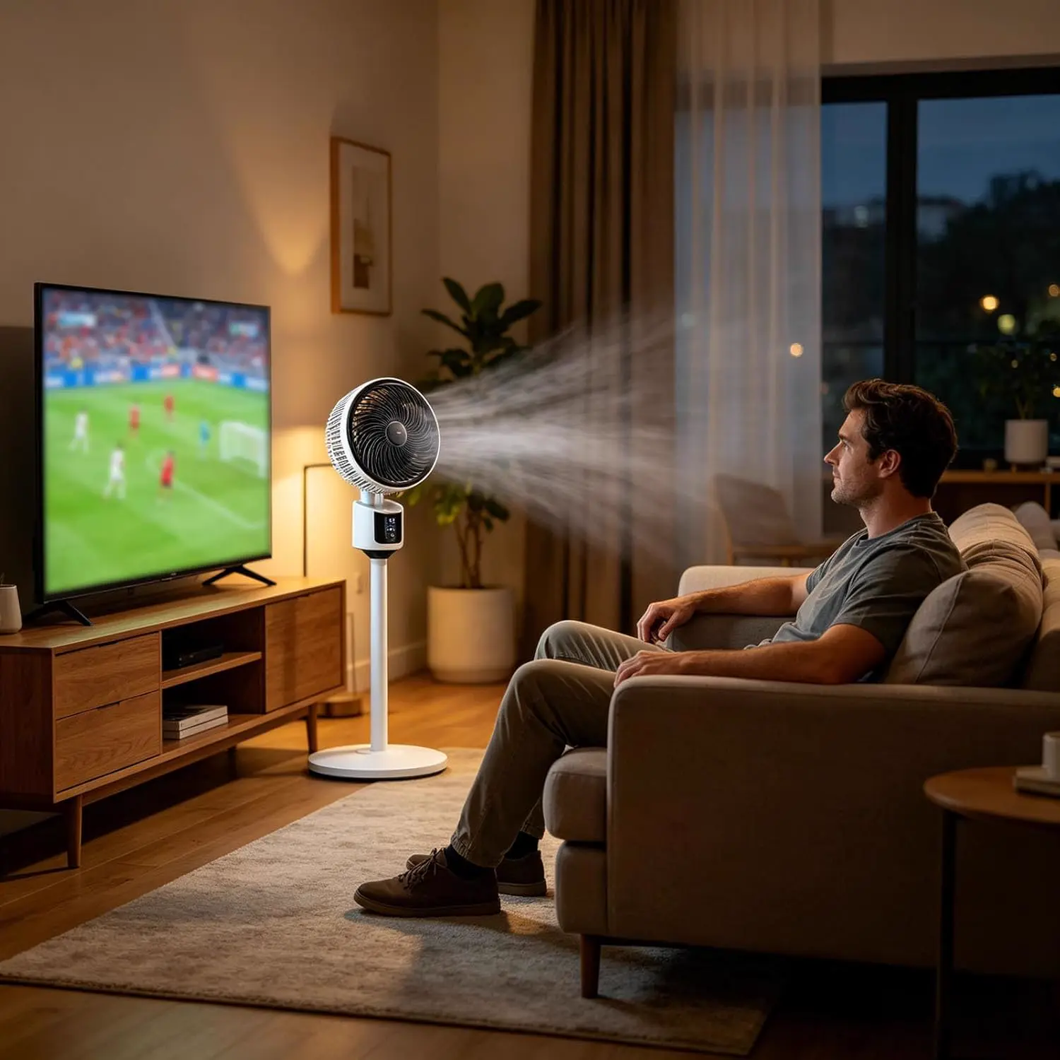Ventilateur Sur Pied Silencieux, Ventilateurs Sur Pied, Puissant vue 5