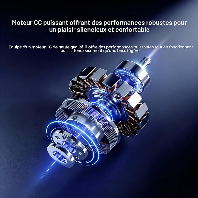 Climatiseur Portable Blanc 8000 BTU Sans Évacuation | 3 Vitesses, Télécommande Incluse, Minuterie 1-12 Heures, Oscillation 90°, Réservoir Amovible vue 5