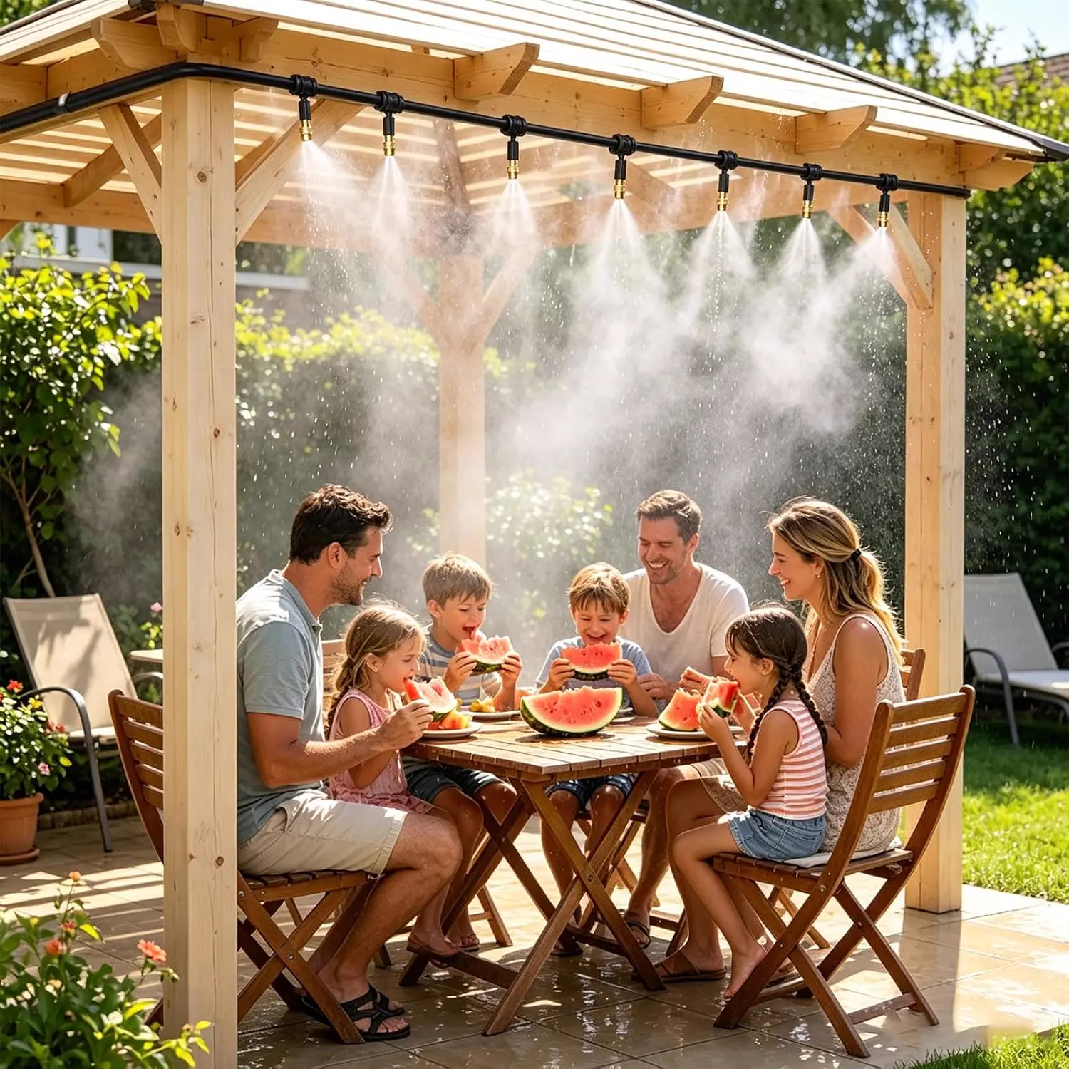 Brumisateur Terrasse Tuyau Brumisateur Terrasse Exterieur Kit vue 5