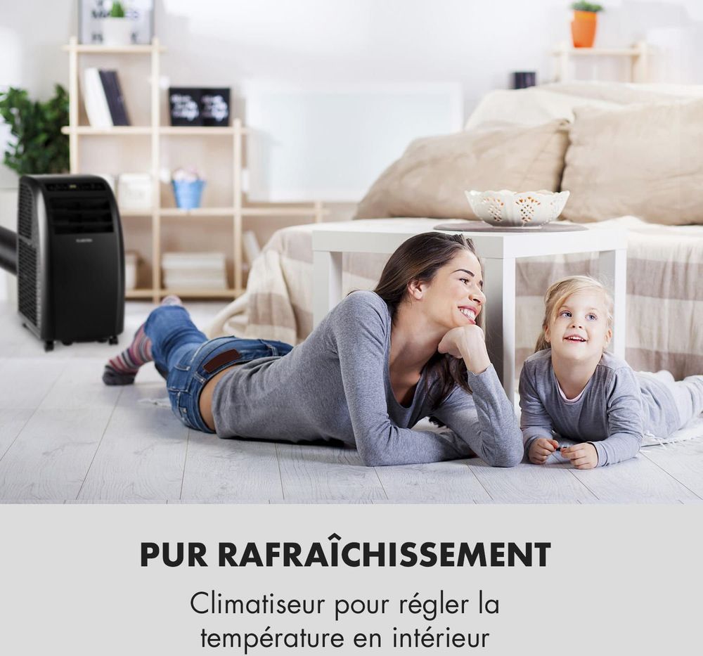 Climatiseur mobile Klarstein 25 m² mode nuit vue 7